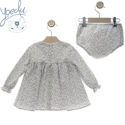 Vestido c/tapa fraldas "Familia SEDA"