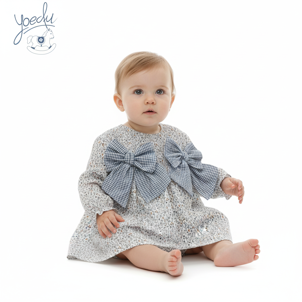 Vestido c/tapa fraldas "Familia SEDA"