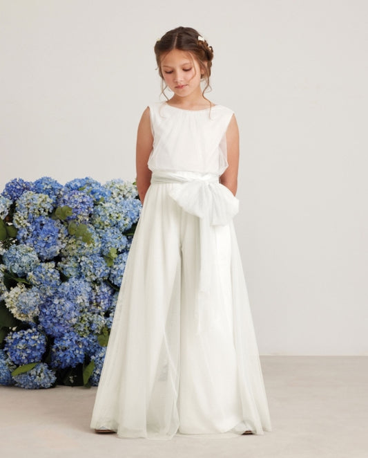 White amaya jumpsuit
