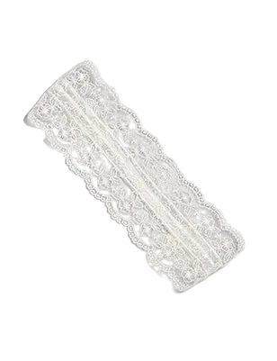 Ruban de dentelle de baptême Amaya