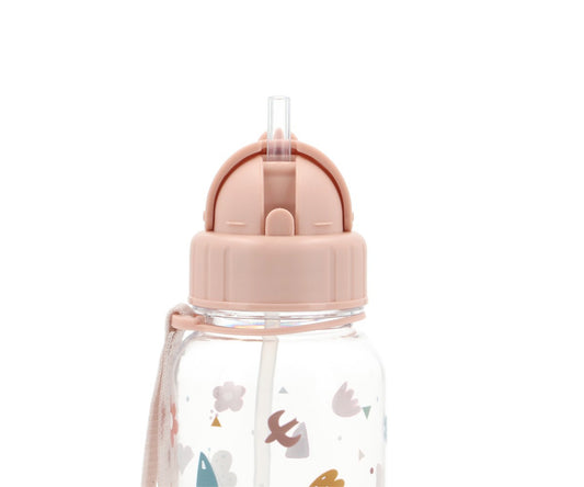 Bouteille en plastique Nature géométrique