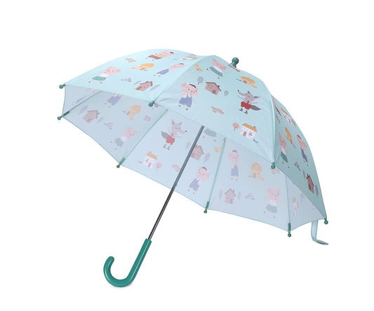 Le parapluie des trois petits cochons