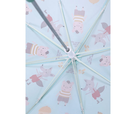 Le parapluie des trois petits cochons