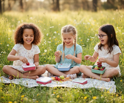 3 Little Red Lunch Boxes