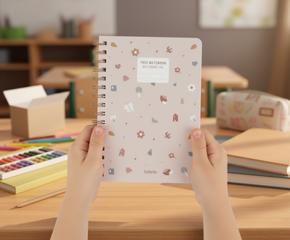 Caderno Escolar Geometric Nature