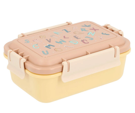 Boîte à lunch Bento avec lettres amusantes