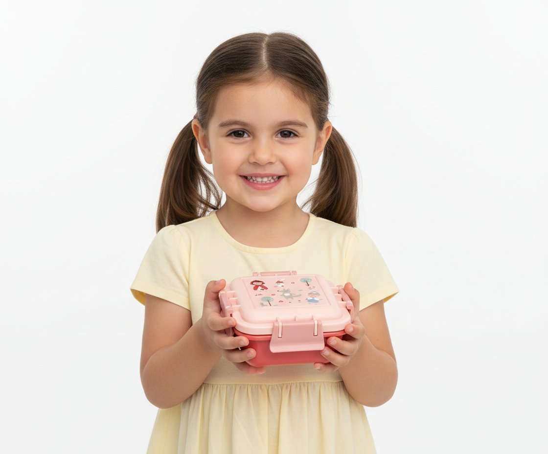 Petite boîte à lunch rouge