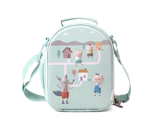 Sac à goûter isotherme 3D Les Trois Petits Cochons