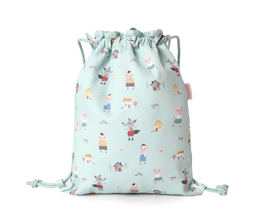 Sac à dos en tissu Les Trois Petits Cochons