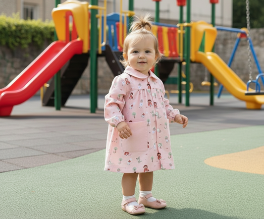 Bata com botões Little Red