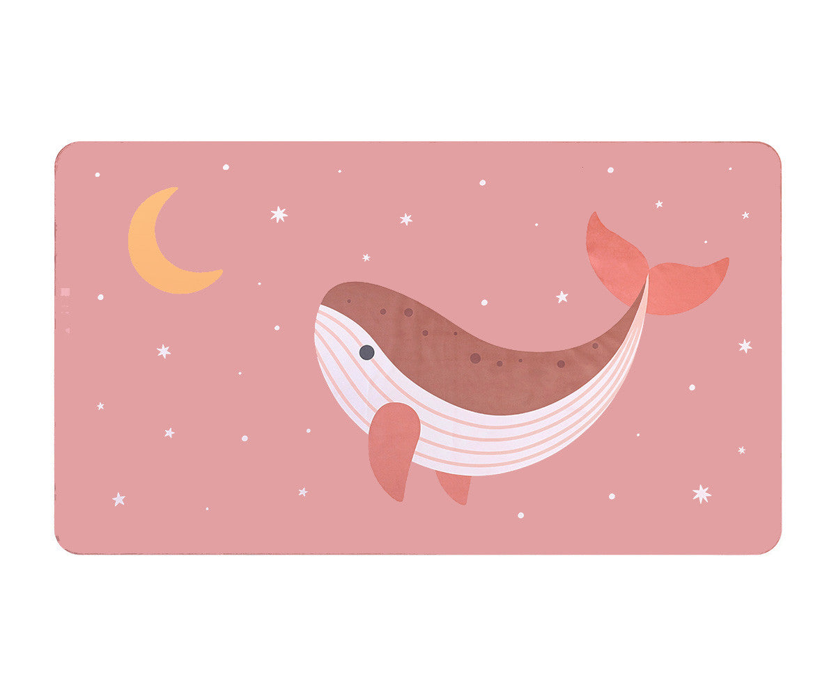 Toalha de Praia Microfibra Personalizável Whale Pink Tutete