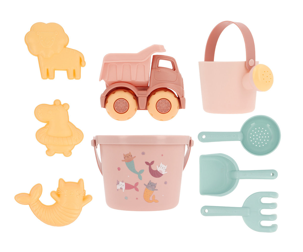 Conjunto de Brinquedos de Praia Mermaid Cats Tutete