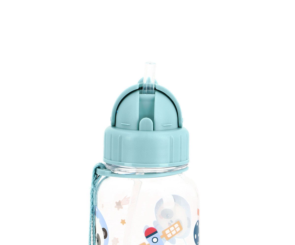 Garrafa de Plástico 500 ml Pandas in Space - imagem 2