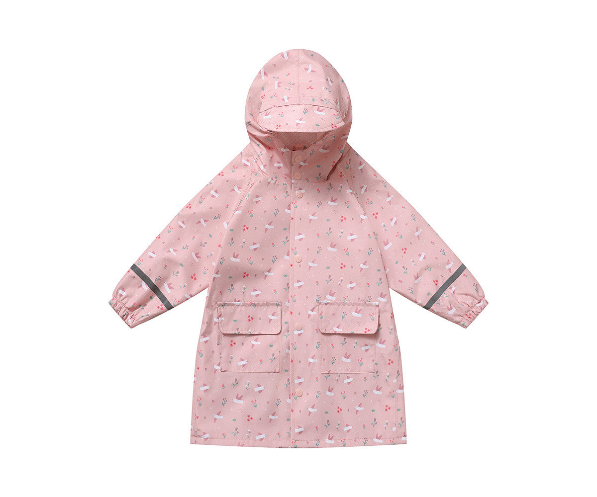 Capa de Chuva Infantil Blossom Birds - Tamanho 4 anos - imagem 1