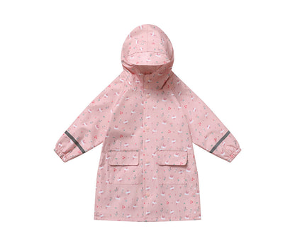 Capa de Chuva Infantil Blossom Birds - Tamanho 4 anos - imagem 1