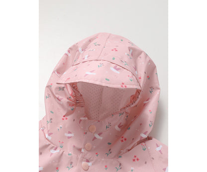 Capa de Chuva Infantil Blossom Birds - Tamanho 4 anos - imagem 3