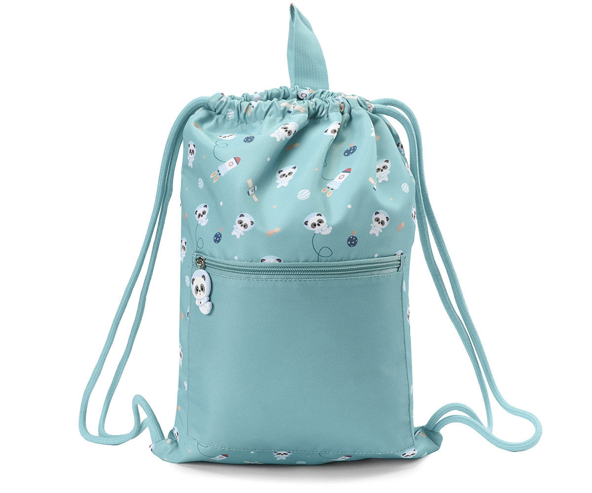 Mochila Saco Impermeável Pandas in Space - imagem 1