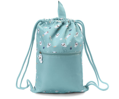 Mochila Saco Impermeável Pandas in Space - imagem 1