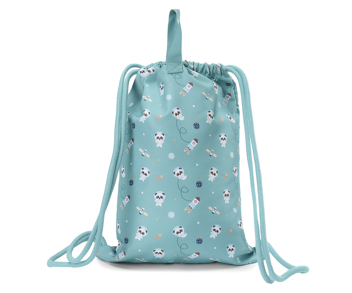 Mochila Saco Impermeável Pandas in Space - imagem 2