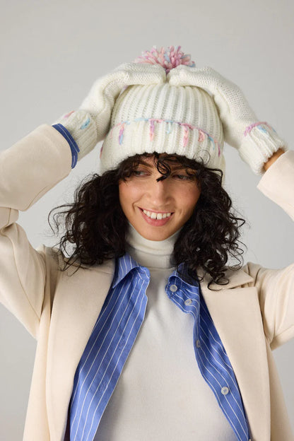 Hat and gloves set