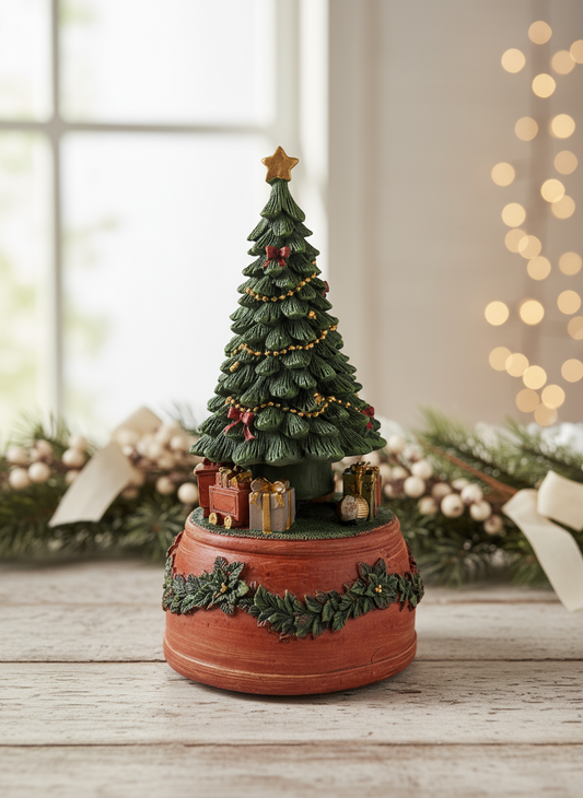 Polyresin Tree with Music | 19cm