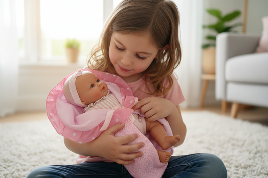 Boneca 38cm - Nana Chorona Rosa