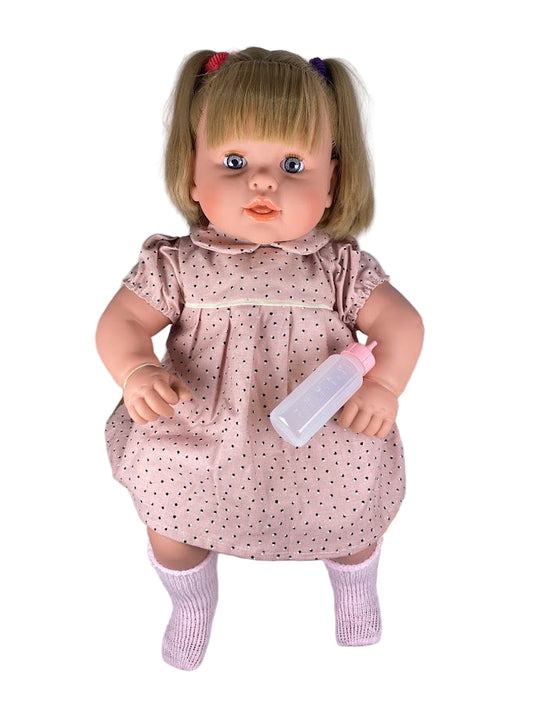 Boneca Laura Loira 65cm. Chorona