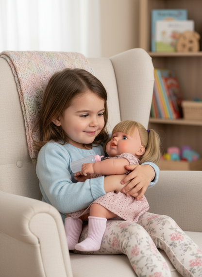 Boneca Laura Loira 65cm. Chorona