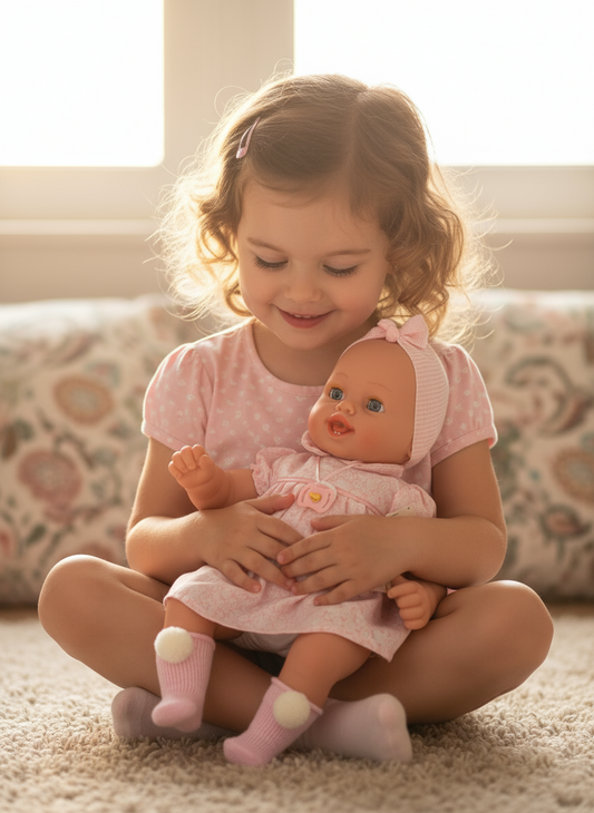 Baby Laura 65cm - Crying Baldy