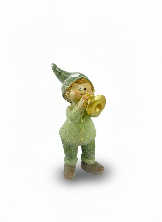 Children's Polyresin w/Trumpet | 12cm