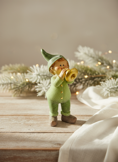 Children's Polyresin w/Trumpet | 12cm