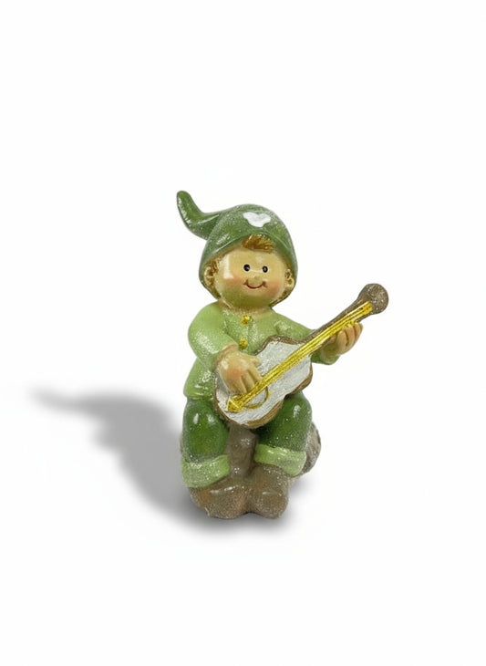 Child in Polyresin w/Guitar | 10cm