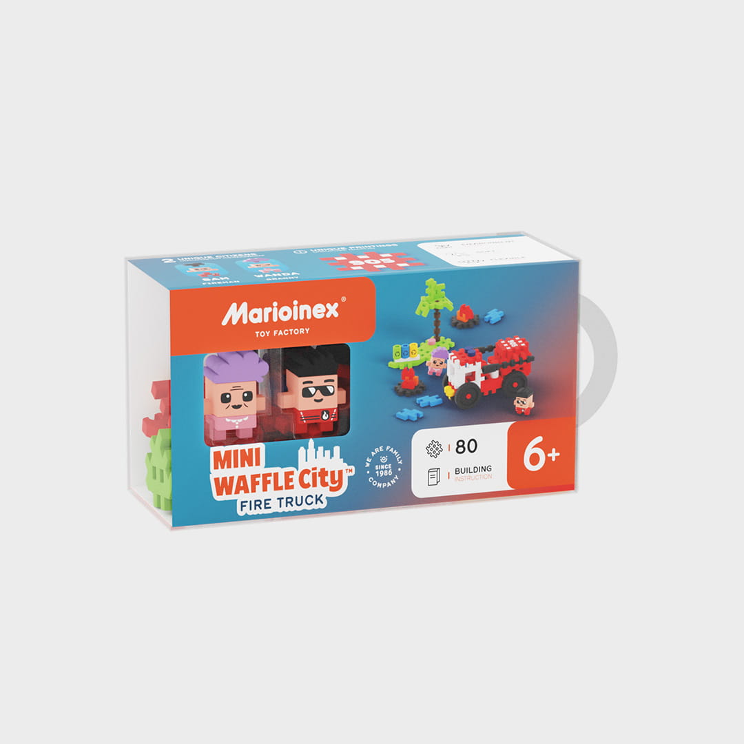 Marioinex - MINI WAFFLE City fire truck 80