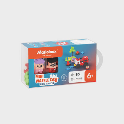 Marioinex - MINI WAFFLE City fire truck 80
