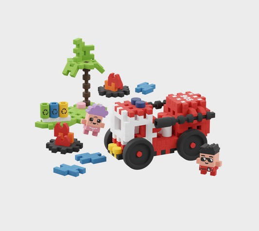 Marioinex - MINI WAFFLE City fire truck 80