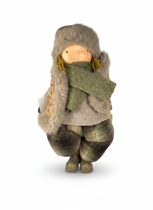 Boy with Polyresin Star | 40cm