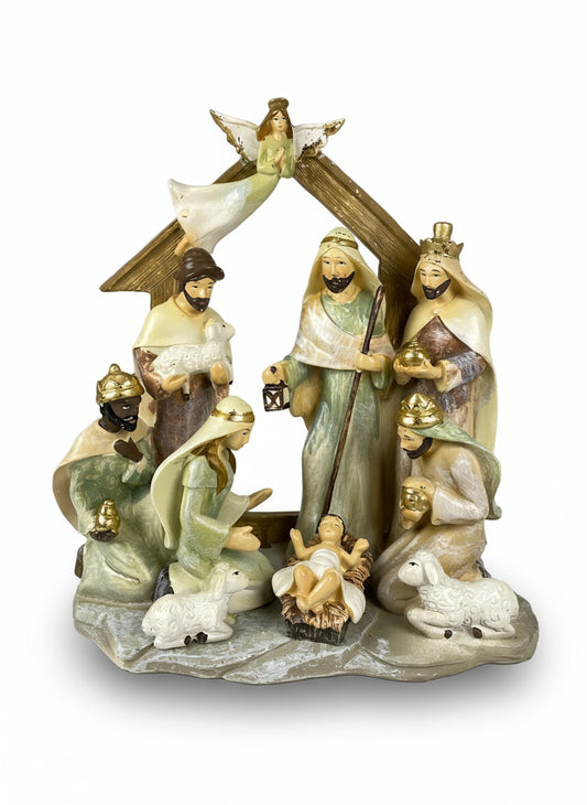 Polyresin Nativity Scene | 23x22cm