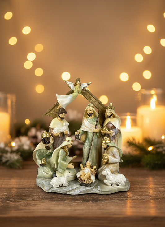 Polyresin Nativity Scene | 23x22cm
