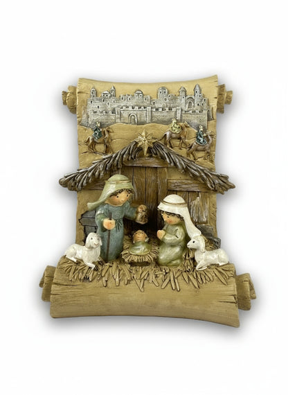 Polyresin Nativity Scene | 17x15cm