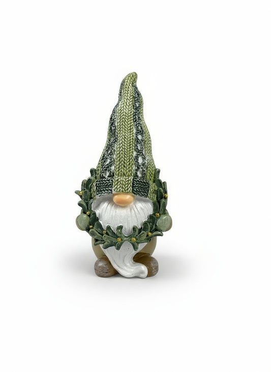 Polyresin Gnome with Crown G | 13cm