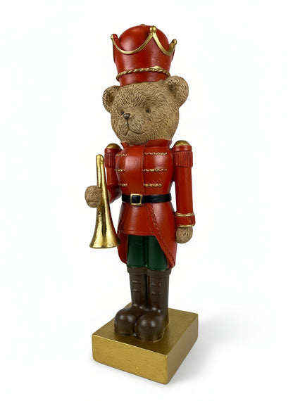 Polyresin Bear w/ Trumpet