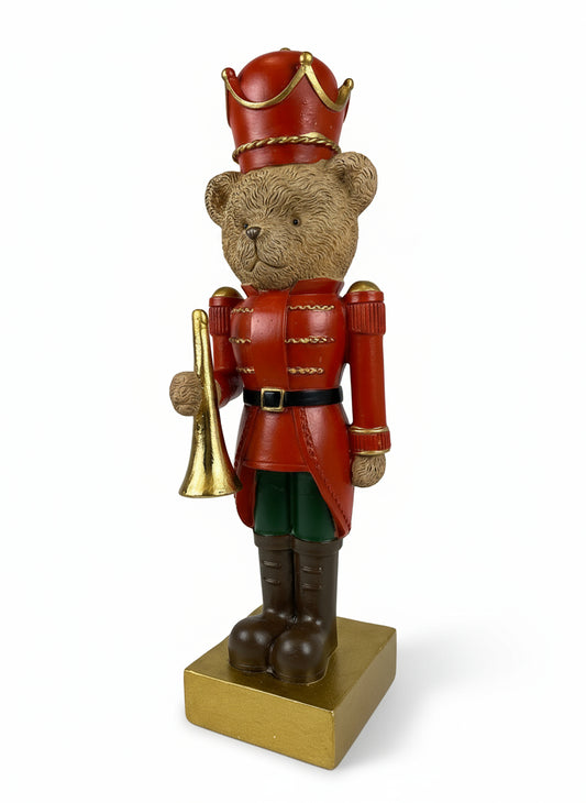 Polyresin Bear w/ Trumpet