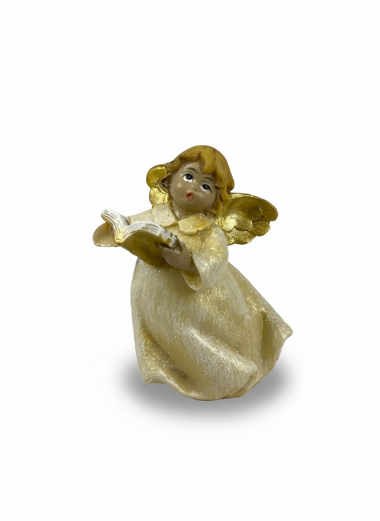 Polyresin Angel with Book | 10cm