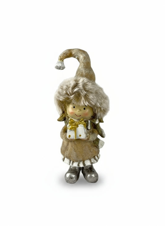 Eskimo Girl in Polyresin | 17cm