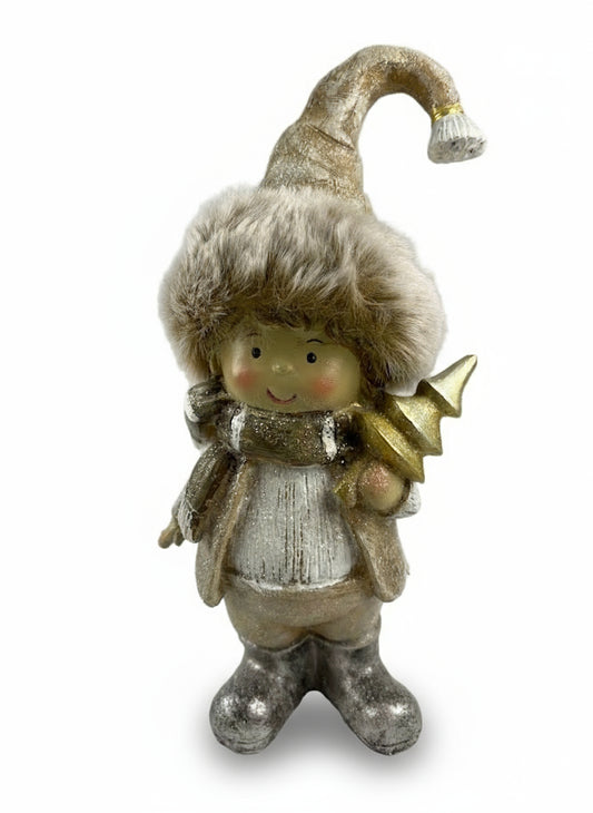 Eskimo Boy in Polyresin | 18cm