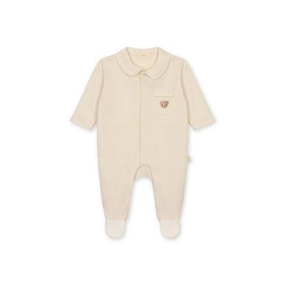 Babygrow de Algodão Bebé Bear Bege