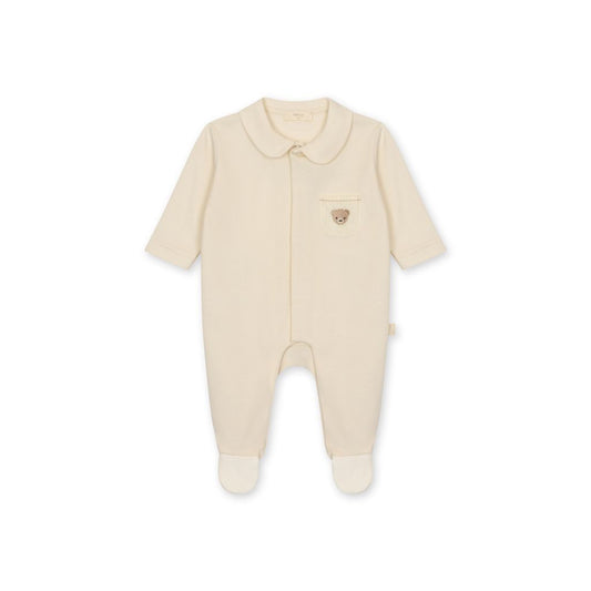 Babygrow de Algodão Bebé Bear Bege