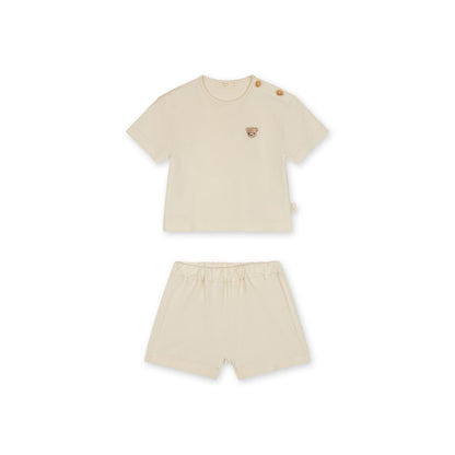 Conjunto de Roupa Bebé Bear Bege (2 Peças)