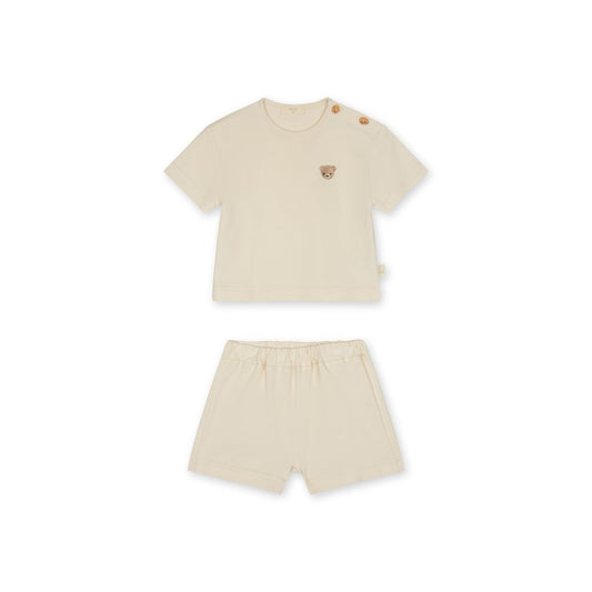 Conjunto de Roupa Bebé Bear Bege (2 Peças)