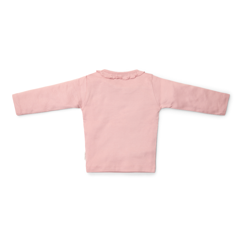 T-shirt de manga comprida Rosa Veludo